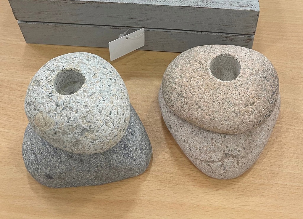 Kerzenleuchter "Steine"