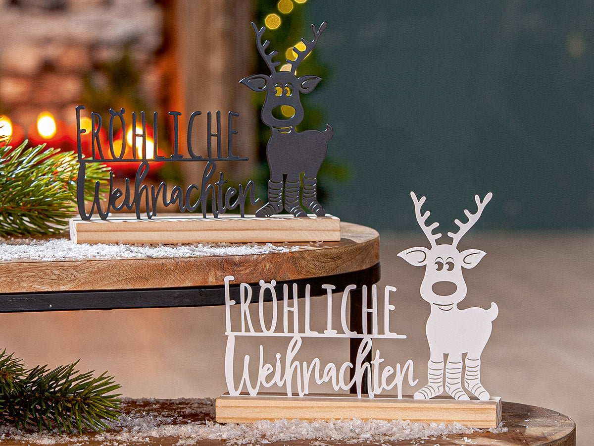 Standrelief Rentier "Ole"