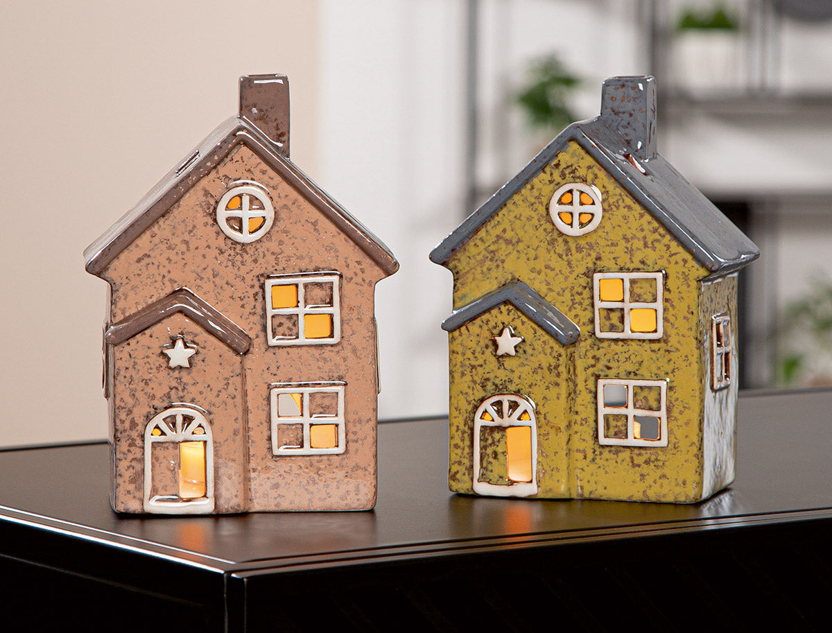 Windlicht Haus "Verdo"