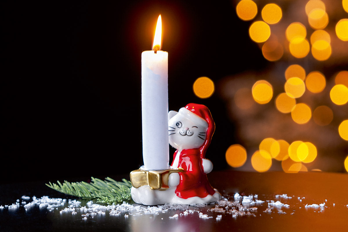 Kerzenleuchter Katze "Kathi"