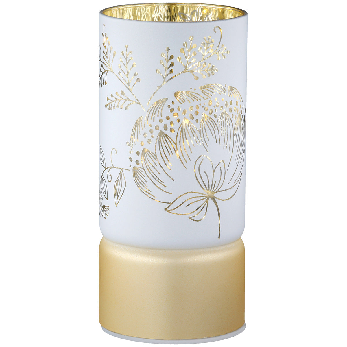 Windlicht (LED) "Bauerngarten"