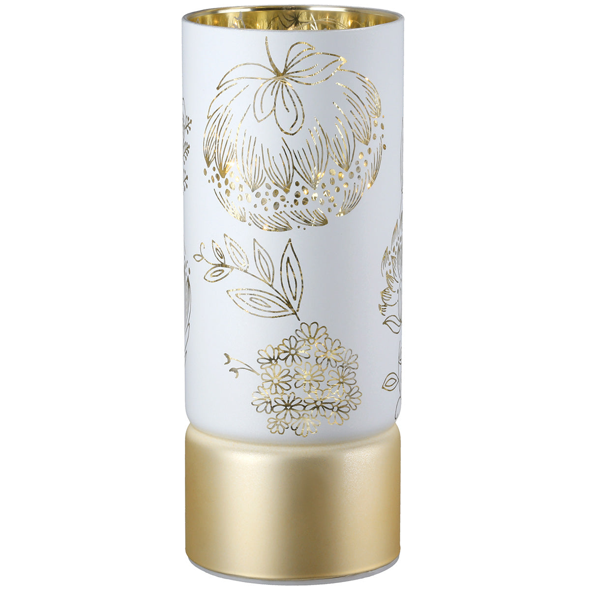 Windlicht (LED) "Bauerngarten"