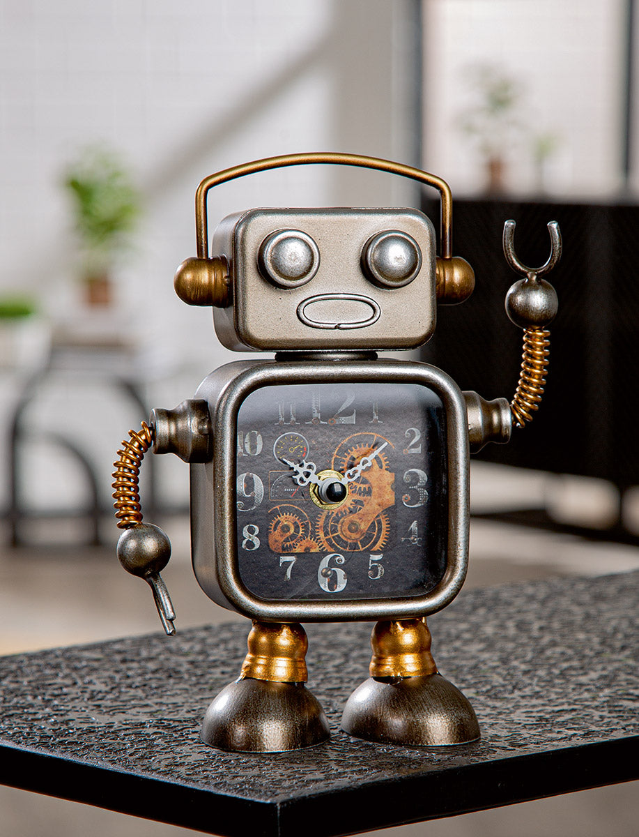 Stand- / Tischuhr "Roboter"