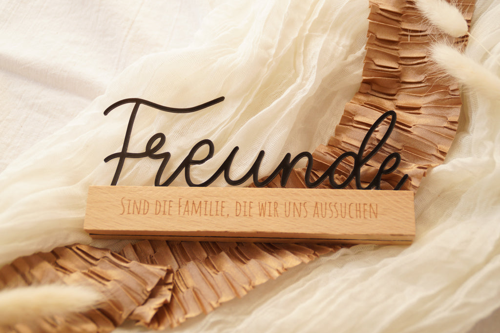 Dekoschriftzug "Freunde"