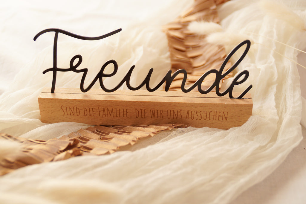 Dekoschriftzug "Freunde"