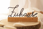 Dekoschriftzug "Zuhause"