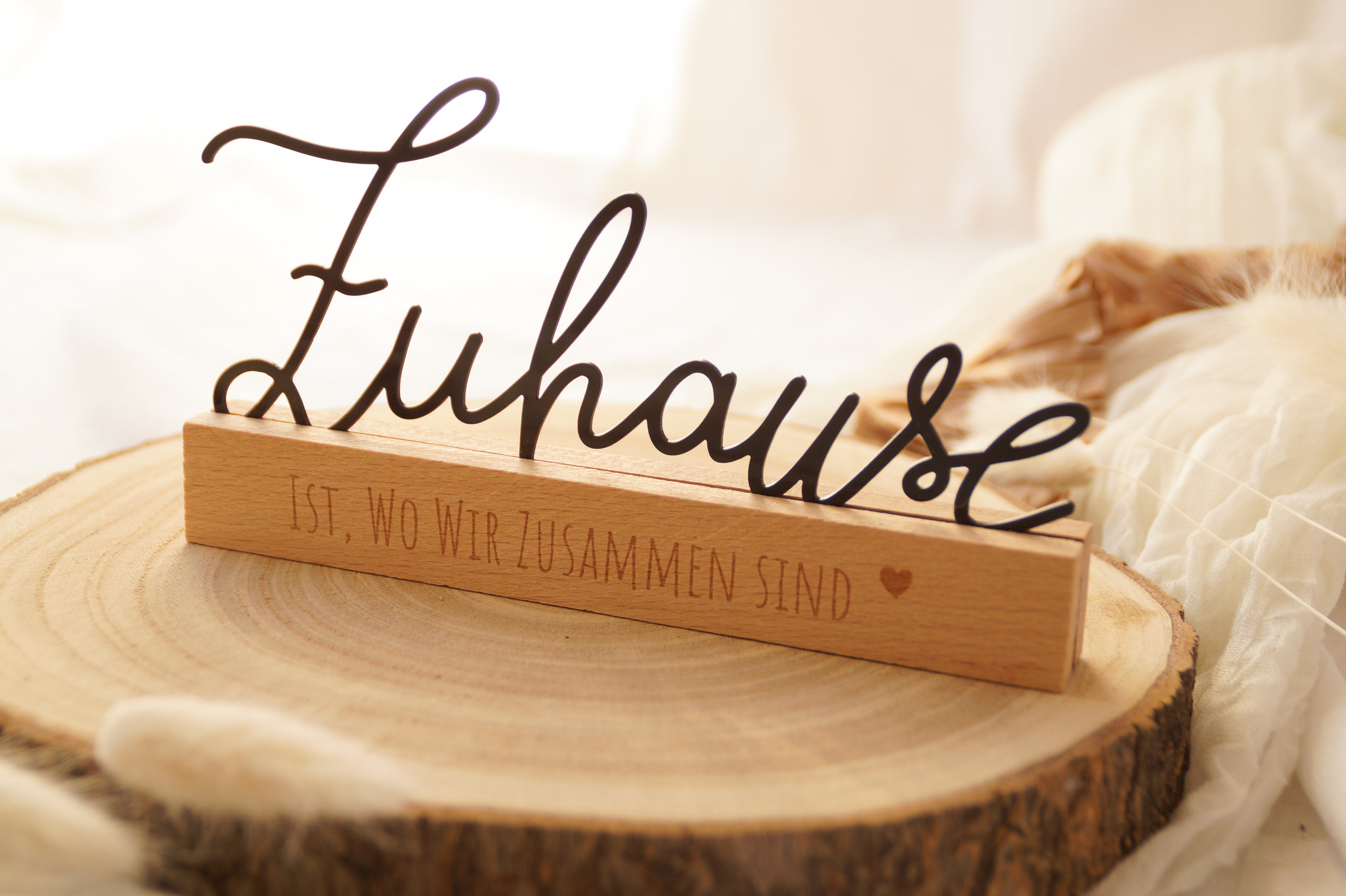 Dekoschriftzug "Zuhause"