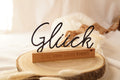Dekoschriftzug "Glück"