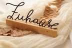 Dekoschriftzug "Zuhause"