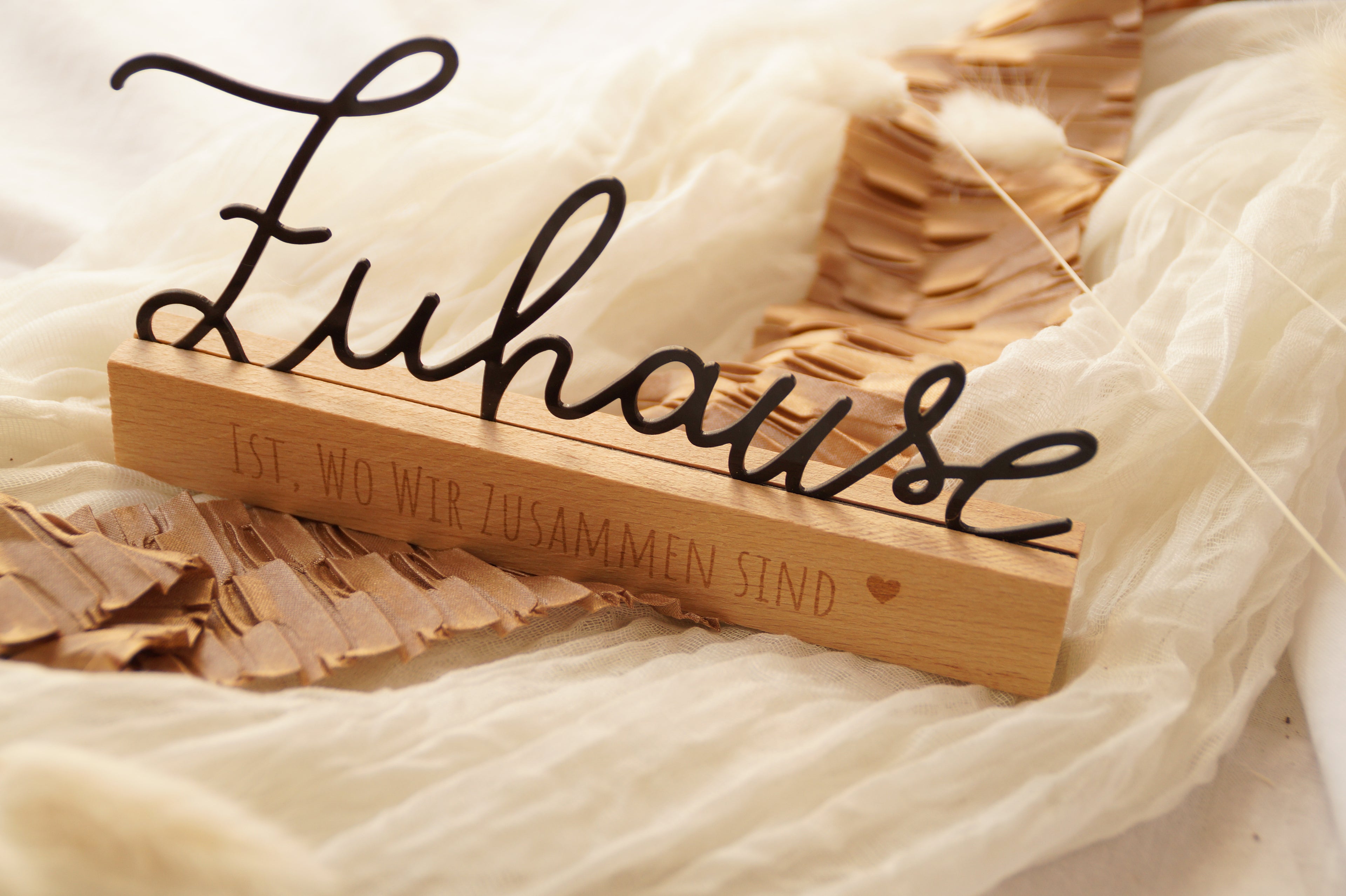 Dekoschriftzug "Zuhause"