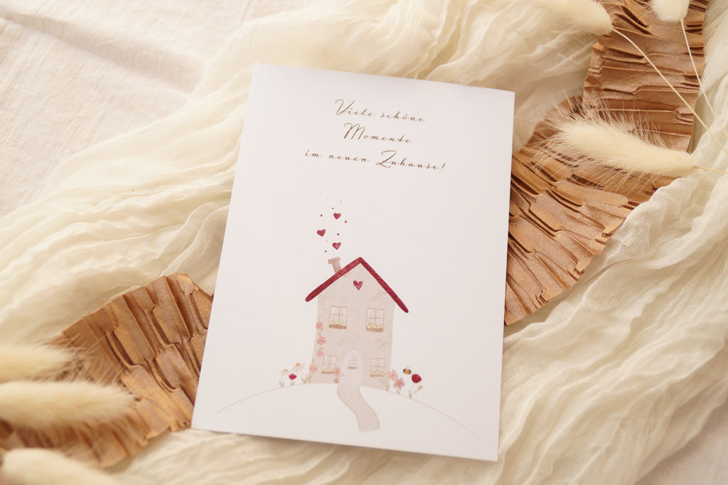Postkarte "Zum Einzug"