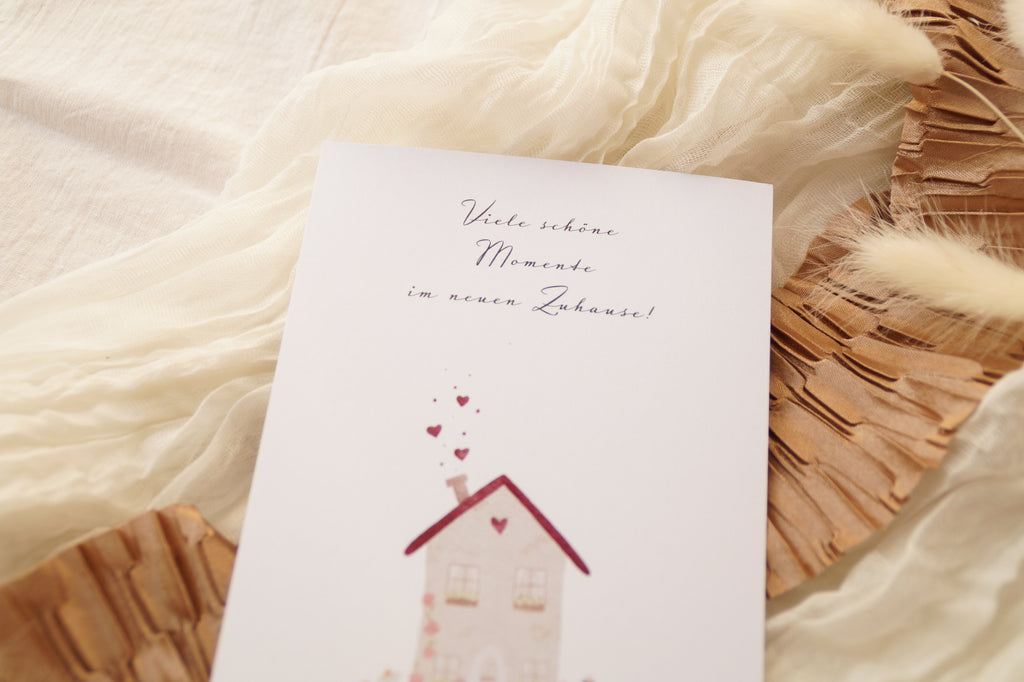 Postkarte "Zum Einzug"