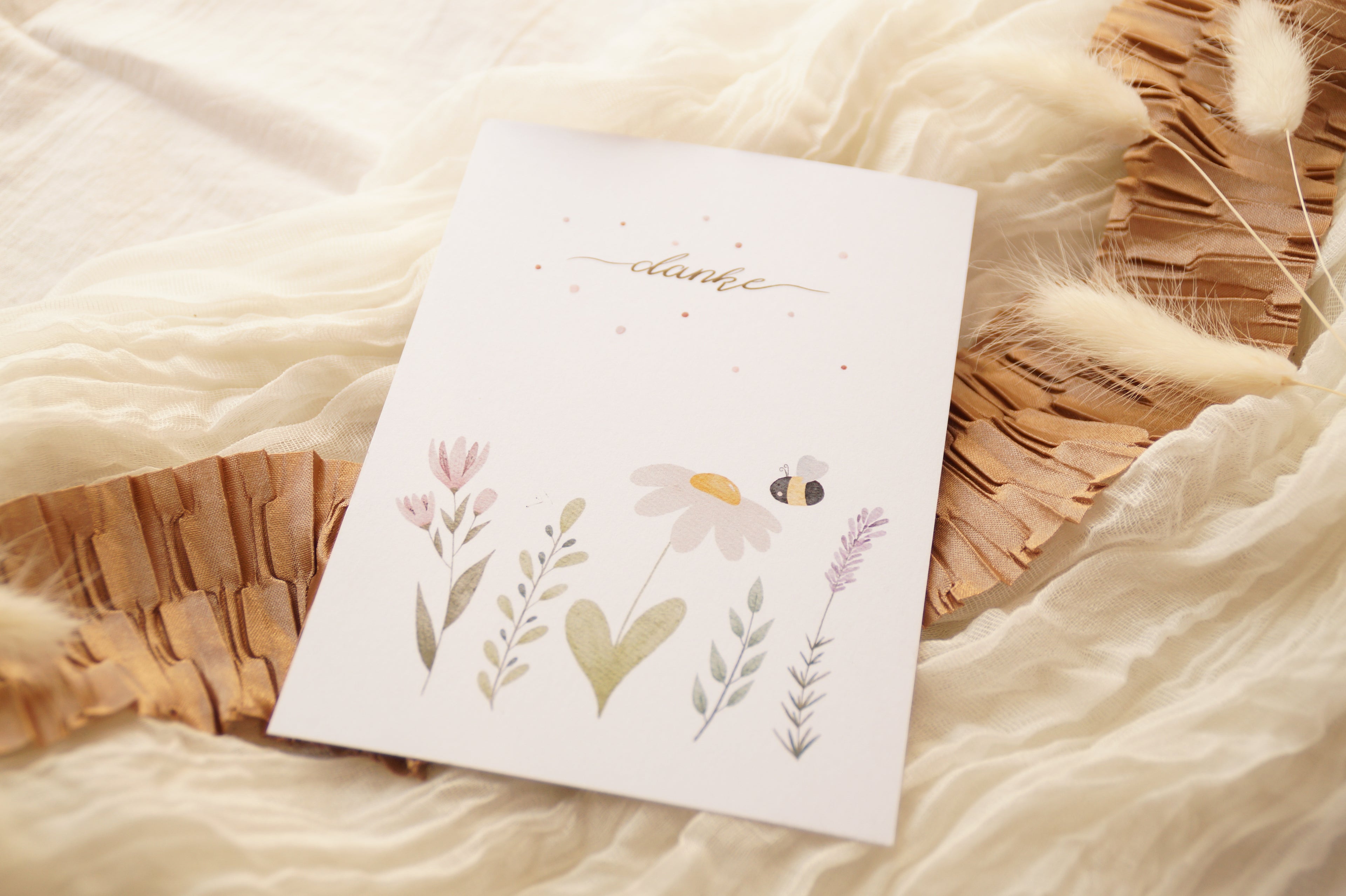 Postkarte "Danke"
