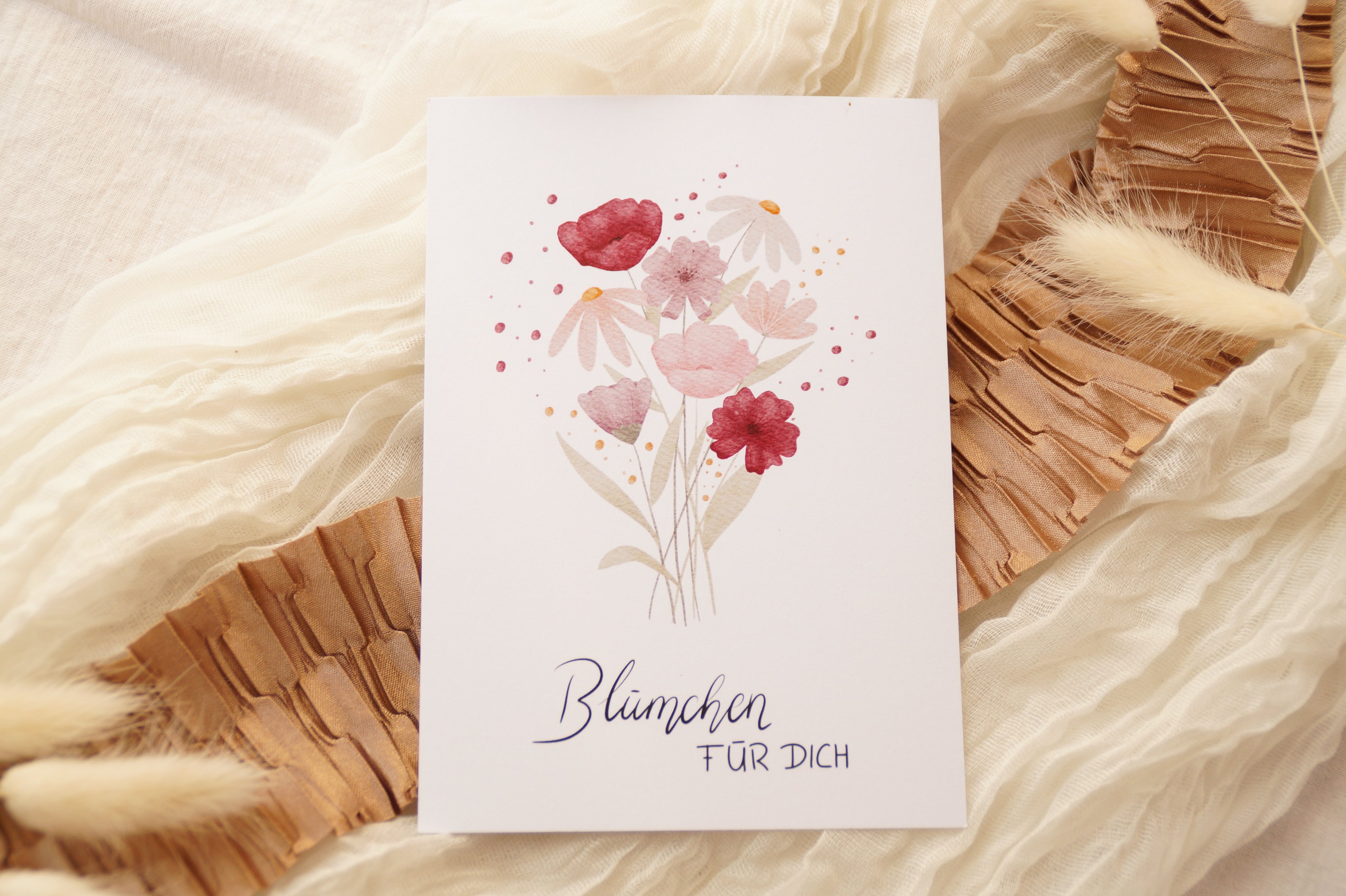 Postkarte "Blümchen für dich"