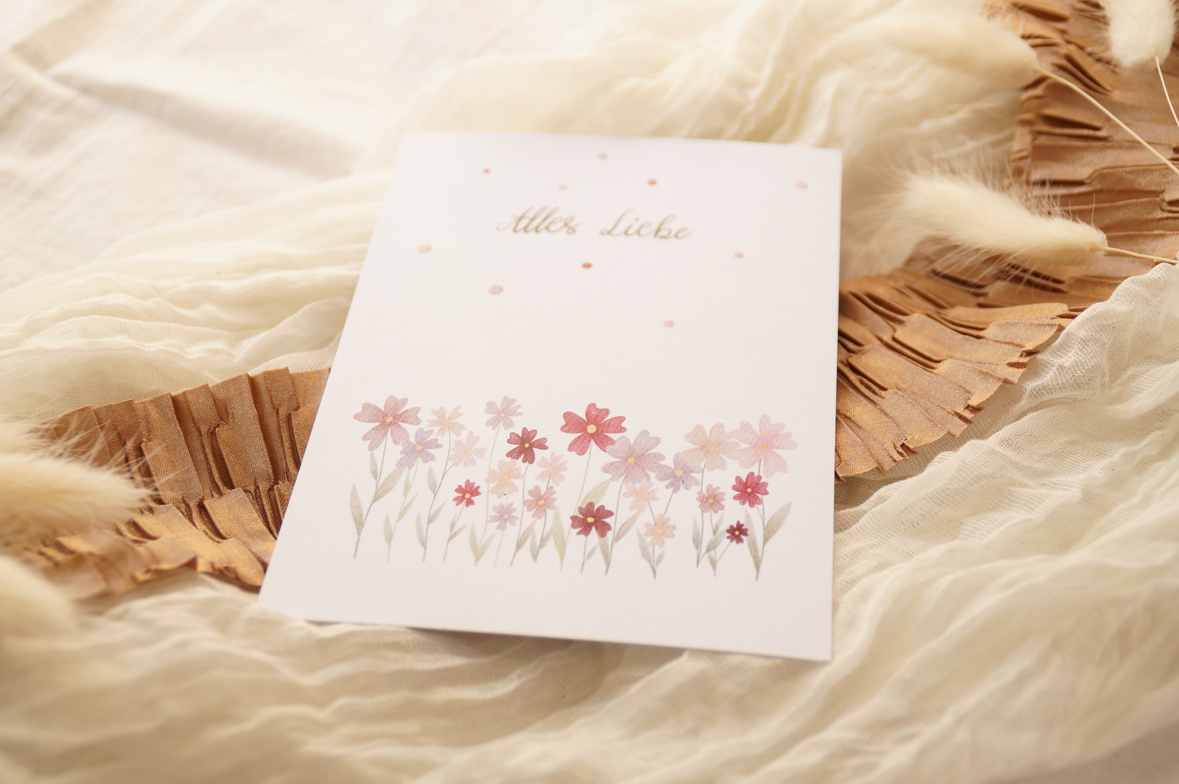 Postkarte "Alles Liebe"