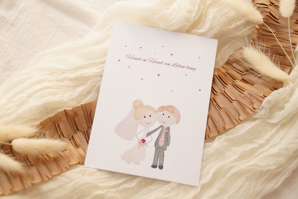Postkarte "Hand in Hand"