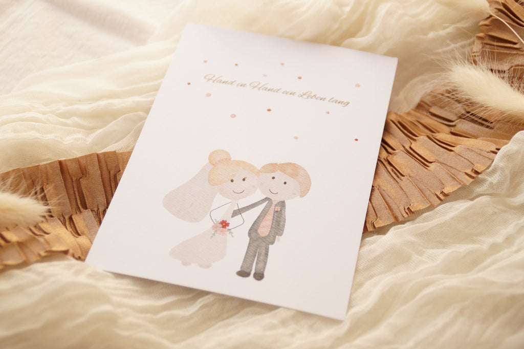 Postkarte "Hand in Hand"