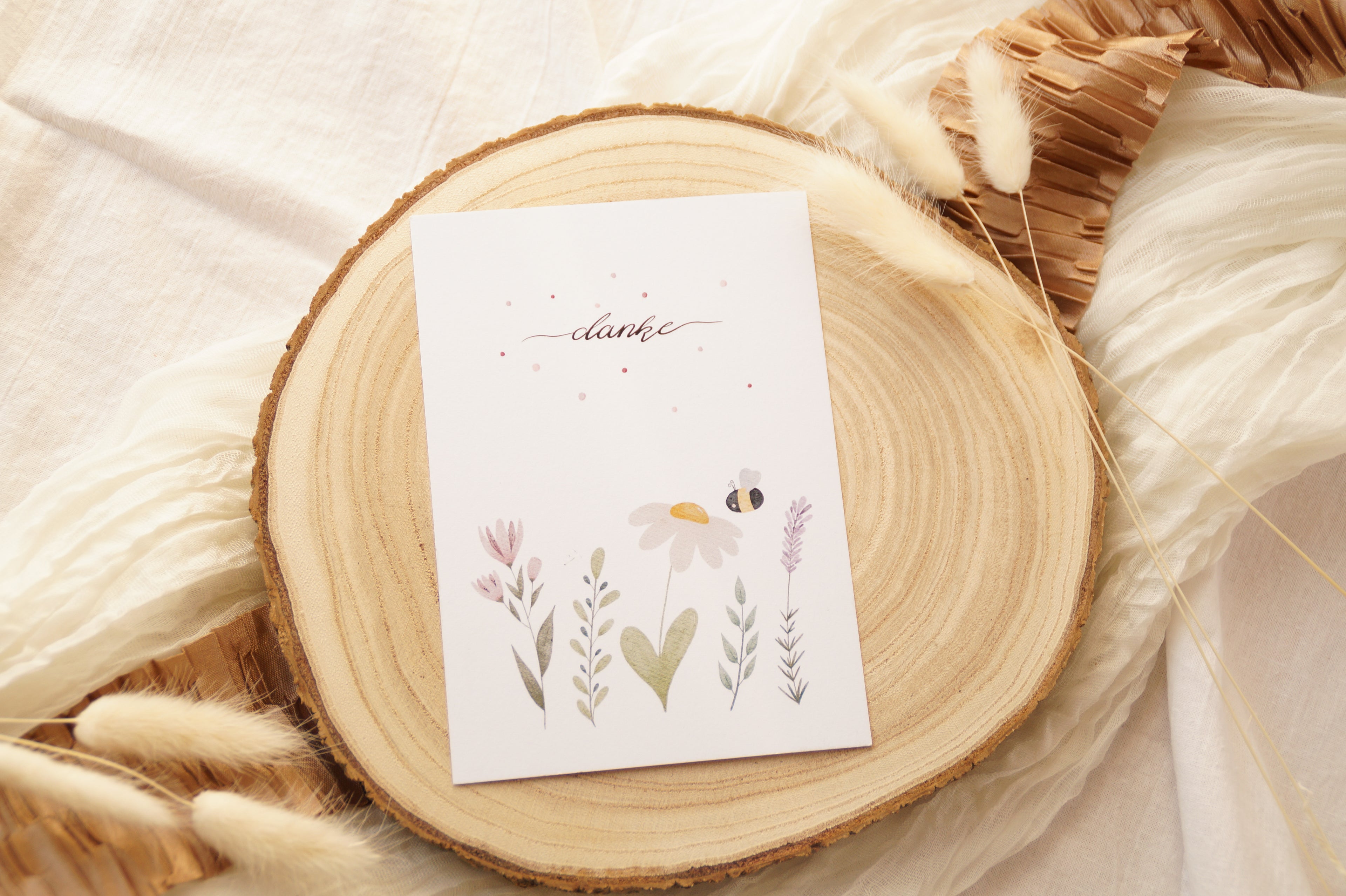Postkarte "Danke"
