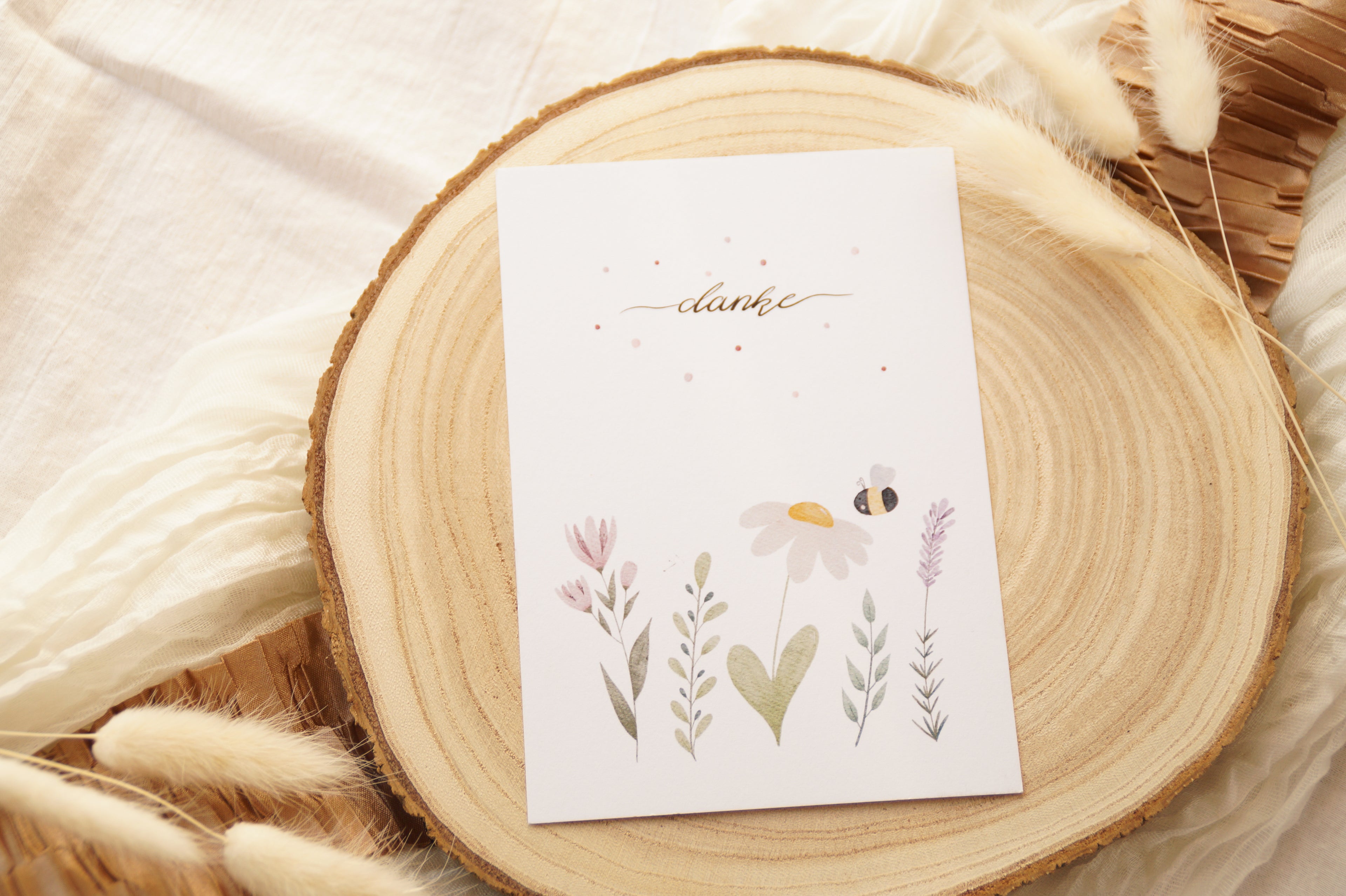Postkarte "Danke"