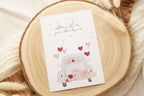 Postkarte "Hochzeitsauto"