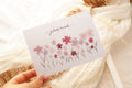 Postkarte "Glückwunsch" Blumenwiese