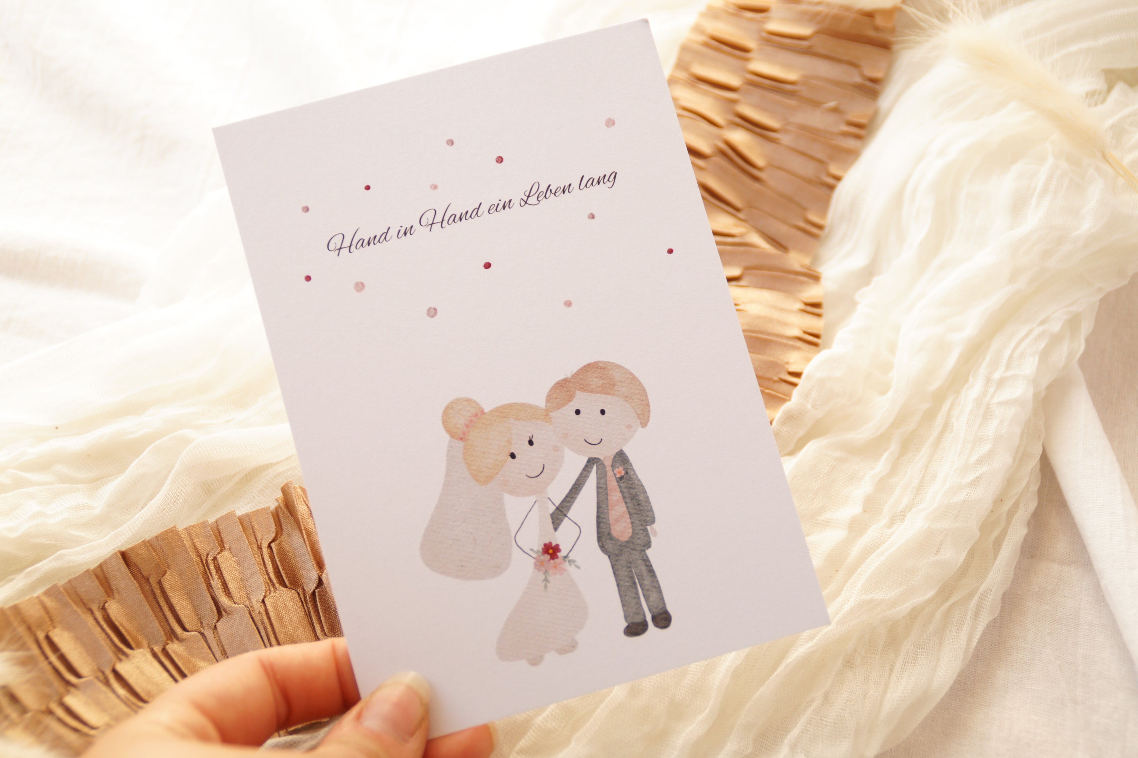 Postkarte "Hand in Hand"