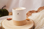 Duftlampe Keramik Weiß