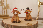 Hochlandrind Weihnachten