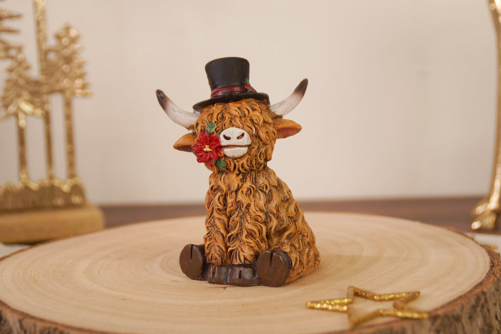 Hochlandrind Weihnachten