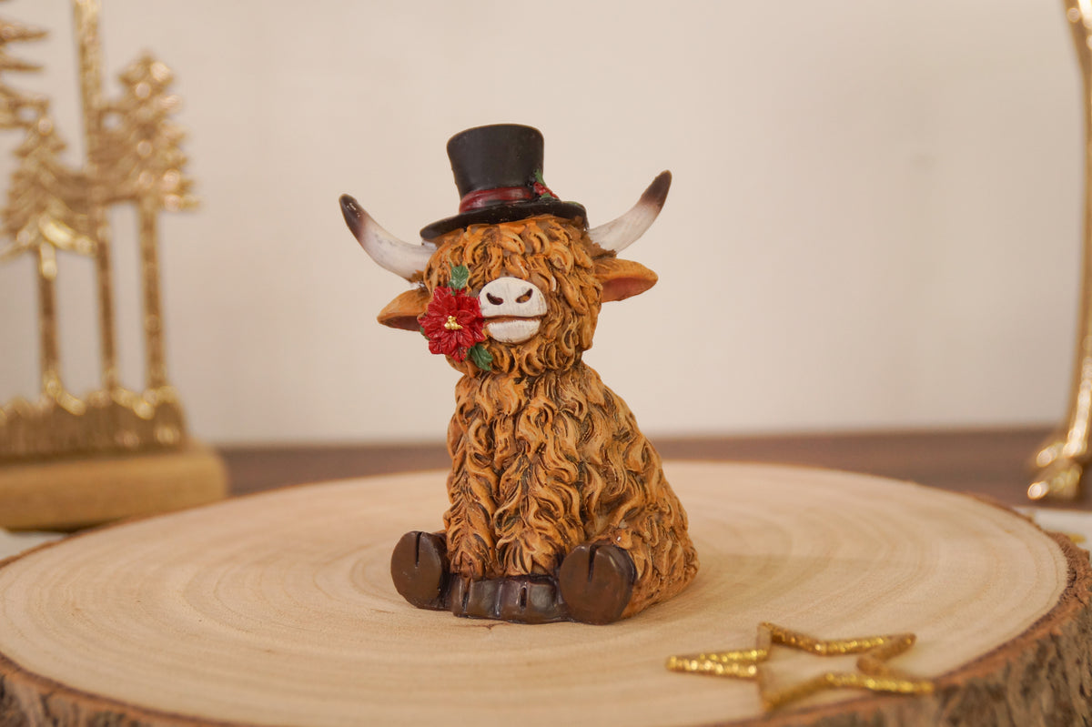 Hochlandrind Weihnachten
