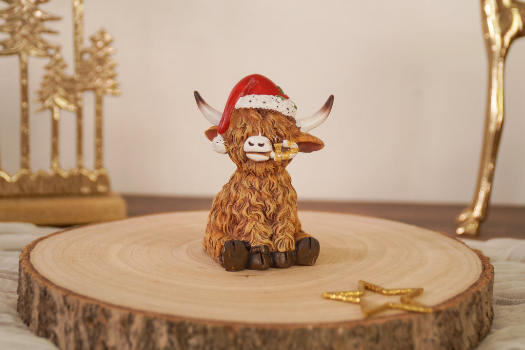 Hochlandrind Weihnachten