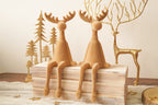 Kantenhocker Elch – Weihnachtsdeko in Sand