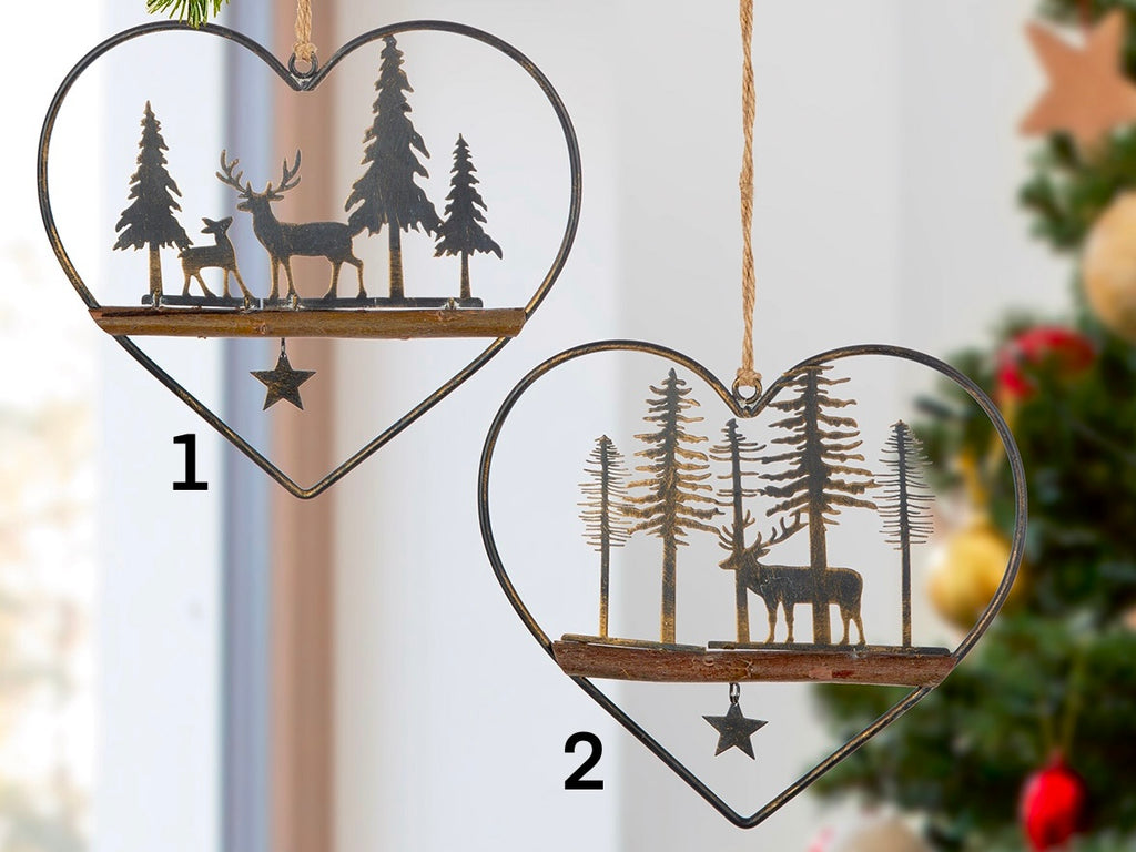 Hänger Herz Waldmotiv