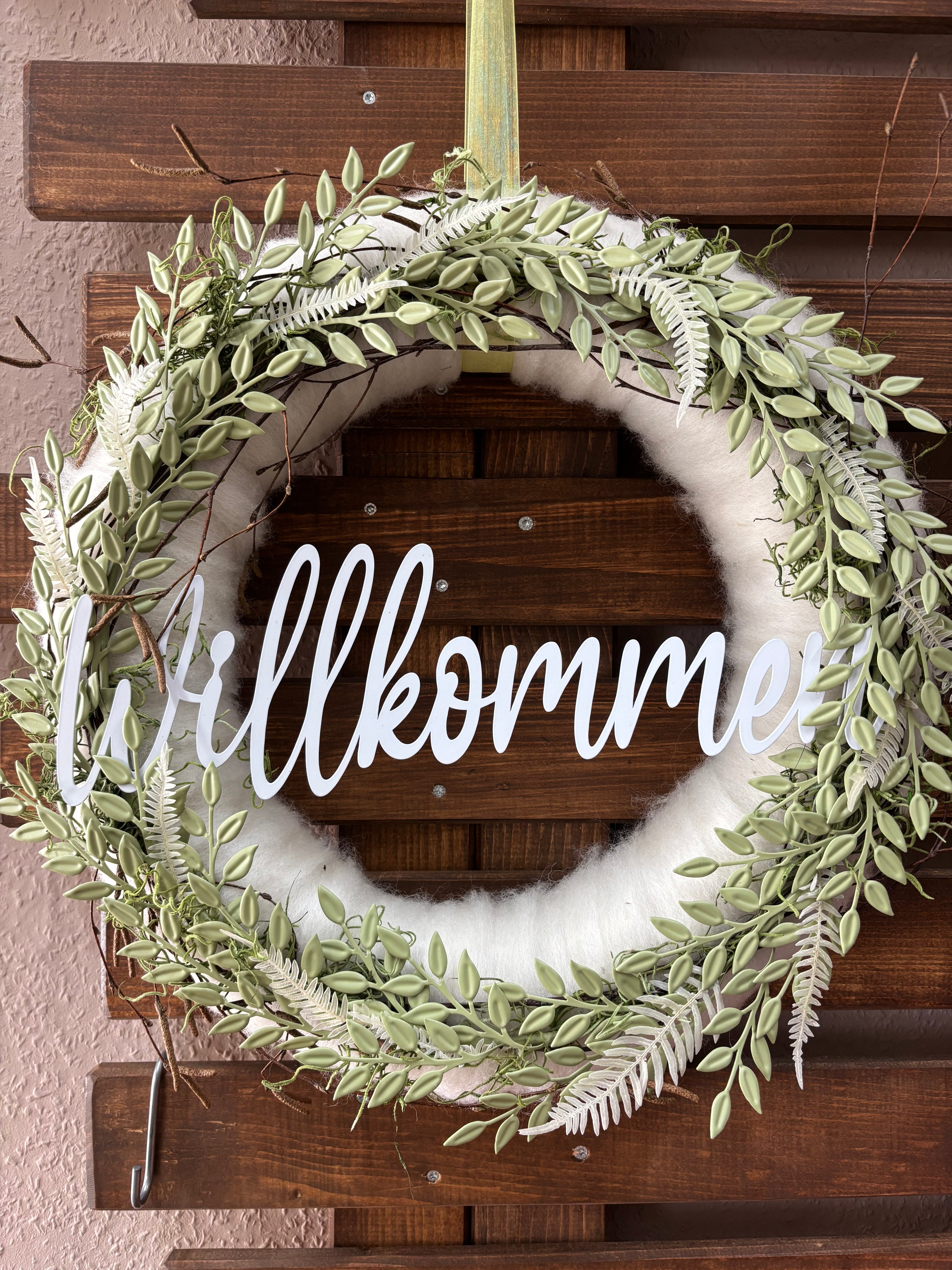 Türkranz (2) "Willkommen" - Durchmesser 40cm